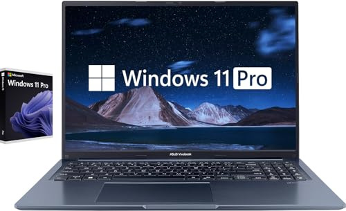 asus 16/24 Go de RAM 1 To SSD VivoBook 16X, ordinateur portable, Windows 11 Pro, processeur AMD Ryzen 7 5800HS 8 cœurs, écran WUXGA IPS anti-reflet, obturateur de confidentialité pour appareil photo