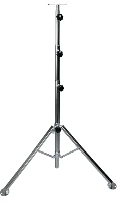 BOXTEC Multifunktionales Teleskopstativ für Baustrahler, extrem stabiles standfestes Stativ für Fluter höhenverstellbar bis 3,5 Meter, hochwertige Verzinkung