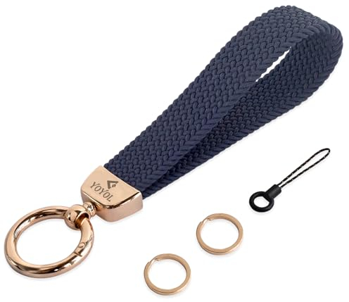 YOYOL Elastisches Schlüsselband am Handgelenk,Schlüsselanhänger, Schlüsselring, Cooler Schlüsselanhänger für Männer und Frauen…