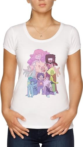 Vendax Noi Siamo Le Gemme di Cristallo T-Shirt Donna Bianco