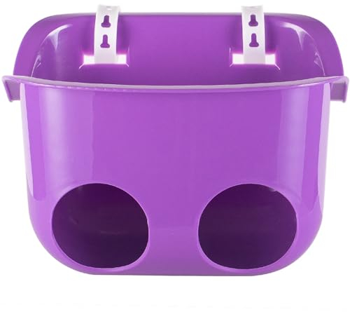 Puppenfahrradsitz Babypuppenbike Sitzpuppe Fahrradsitz mit reparierenden Gurt süße Feste Puppensitz für Mädchen Fahrrad Scooter Kinderwagen Lila, 8,3x5,9 x 5,5 Zoll