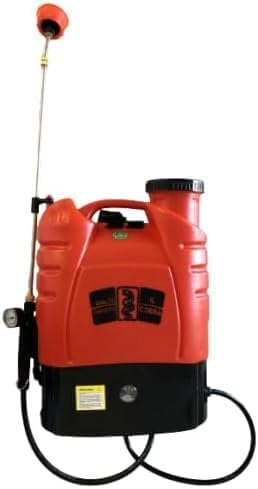IL COBRA Pompa IRRORATRICE A Batteria Pb 16LT A Spalla con MANOMETRO in Dotazione Lancia Alluminio UGELLI CARICABATTERIA Leggera E Potente