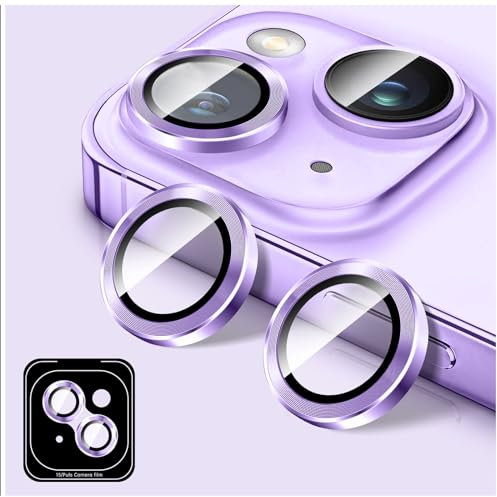 Kucheed Proteggi Obiettivo Della Fotocamera Compatibile con per iPhone 11, Proteggi Schermo per Fotocamera in Vetro Temperato HD, Anelli Singoli in Metallo con Allineamento Automatico