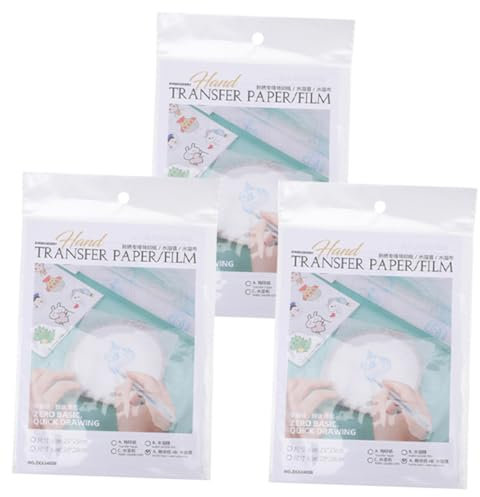 Tofficu Stick Transferpapier Wasserlöslicher Stabilisator 25x25cm 12 Stück Für Selbstgemacht Stickprojekte T-shirts Schuhe Und Textilien