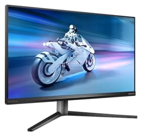 Philips Evnia 32M2N6800M - 32 Zoll UHD Gaming Monitor, 144Hz, 0.5 ms, FreeSync Premium Pro, HDR1000, Ambiglow (3840x2160, 2X HDMI 2.1, DisplayPort, USB Hub) dunkel grau