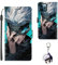 Staremeplz Hülle für iPhone 15 Satoru Gojo/Itadori Yuji Anime Handyhülle [Mit Schlüsselbund] Cartoons PU Leder Schutzhülle Case Hülle für iPhone 15 - Hülle 5