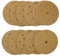 Lot de 100 disques abrasifs en oxyde d'aluminium 150 mm Grain 500 15 trous Crochet + boucle