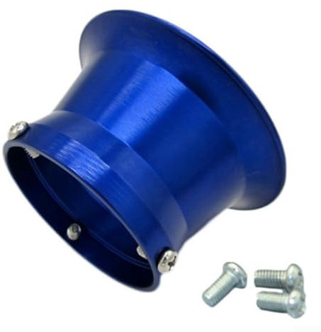 Filtro dell'aria per carburatore, tromba del vento, 50 m, filtro dell'aria del carburatore, accessorio per OKO 24-30 per Keihin (blu, 50 mm)