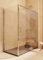 SOULBATH Mampara Angular corredera + Fijo + Lateral Fijo, sin Perfil Inferior, Fácil instalación Vidrio de Seguridad 6mm antical, 97,5-100cm Ancho x Fijo 77,5-80cm H=195cm, Plata Brillo