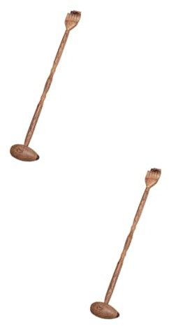 TOKIDNY 2 Stück 2 1 Holzhammer Rückenkratzer Hammer Körpermassagegerät Körpermassagehammer Thai-massage-tools Roller-massagegerät Körperkratzer Tragbarer Muskelstab Schulterkratzer Bambus