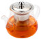 Honneeo Theiere Avec Infuseur 800ml Théières Verre Borosilicate, Bouilloire à Thé Qui va Sur la Cuisinière avec Passoire en Acier Inoxydable pour Thé en Vrac, Tisane, Thé aux Fruits Teapot