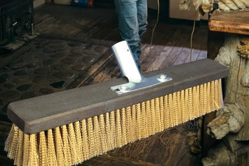 MAAJ BACKOFENBESEN in 5 Varianten - WIE ZU Omas Zeiten - WÄHLBARE Halterung OPTINALER STIEL - BAUKASTENSYSTEM - Made IN Germany (Messing 40cm)