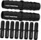 ERINGOGO Lot De 10 Connecteurs Rapides Pour Tuyaux De 12 Mm Raccords Cannelés Connecteurs De Réparation Pour Tuyaux D'Arrosage Raccords Cannelés Connecteur Y En Polypropylène Noir