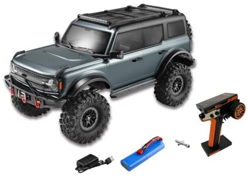 DF Models 3151 DF-4S 1:10 4WD Crawler Varant 313mm Scale RTR LED Seilwinde -grau