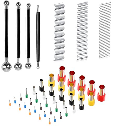 JMZLLRX 47 Pz Set di Strumenti di Argilla, Taglierino per Argilla Polimerica, Utensili da Modellare a Sfera per Modellare Scolpire Modellismo