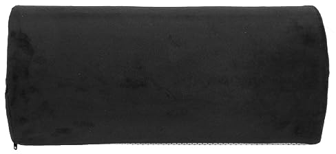 Majatou Half Moon Bolster Semi Roll Kissen, Halbmondkissen Schwarz Knökel Knie Nacken Lordosenstotzkissen ältere Menschen Home Memory Memory Foam Beinerhöhungskissen