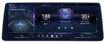 Android 14 Autoradio Qualcomm 685 für BMW 3/5 Series E60 E61 E90 E91 E92 E93 CCC CIC GPS Navigation 12.3 Zoll Kapazitiver Touchscreen Auto Stereo Car Radio Carplay (Qualcomm668S 6+64G 2K,CCC)