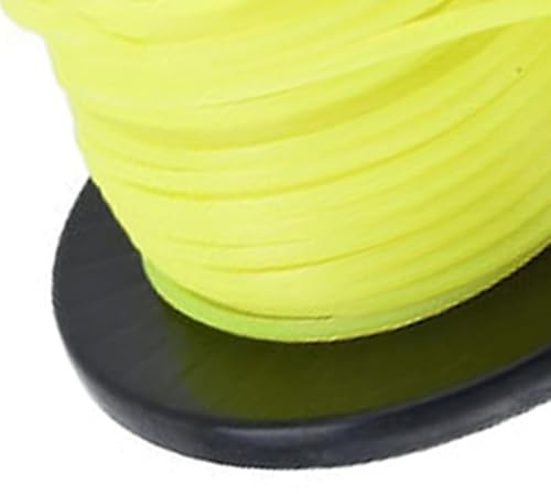 Auratrove Filo quadrato giallo per decespugliatore, 3 mm x 100 m, in nylon, per decespugliatori, compatibile con efco, honda Bu-ko, Kaaz, oleomac