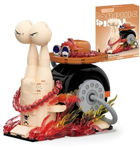 Transponder Snail Building Set, Anime Straw Hat Pirate Phone Insect Model | Animals Communicator Bricks Kit Toy for Adult Teen, Desk Decor Birthday Gift