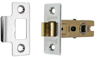 Heavy Duty CE Approved Bolt Through Tubular Latch Wooden Door 2.5 Inch Fire Rated Security Durable Mortice Lock 65mm for Internal and External Doors