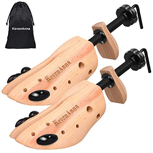 KevenAnna Tendiscarpe professionale per scarpe da uomo e donna, Legno-L (Taglia US 10-13,5; M Taglia US 8,5-12), Large