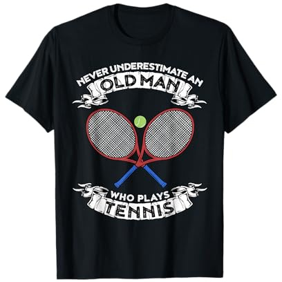 Lustiges Tennis T-Shirt Alter Tennisspieler Shirt T-Shirt