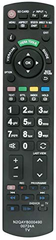 ALLIMITY N2QAYB000490 Fernbedienung Ersetzt für Panasonic TV TX-P42G30E TX-P46G30E TX-P50G30E TX-L32E30E TX-LR32E30 TX-PF50G30 TX-PF42G30E TX-L42E3E TX-LF42G20S TX-P46G30E TX-P42GW30