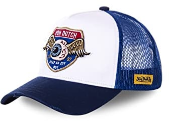 Von Dutch Unisex Motiv Trucker Cap White/Blue One Size