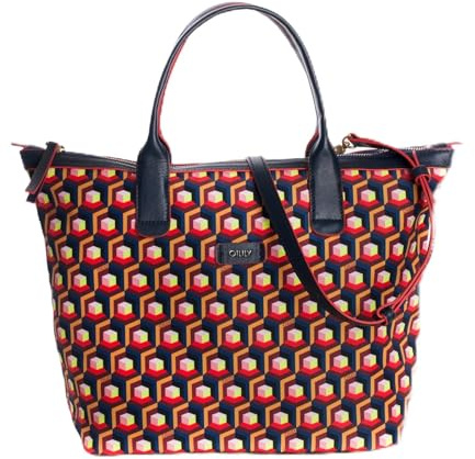 Oilily Geo Diamonds Handbag Indigo