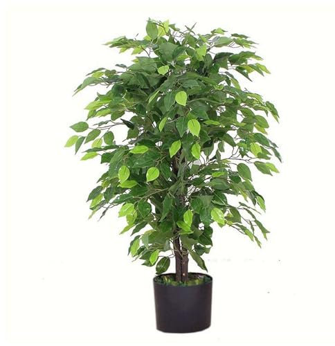 Leaf Árbol de ficus Artificial Realista/Planta, 90 cm, arbusto ficus, AZ-FICUS