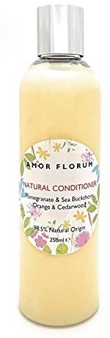 98,5% Natürliches SPÜLUNG - KOKOSNUSS, GRANATAPFEL, SANDDORN, SÜSS-ORANGE & ZEDERNHOLZ - 250ml von AMOR FLORUM. Sulfatfrei, Parabenfrei. Konzentriert, sanft. pH 5,5 Ausgewogen.