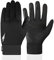 WESTWOOD FOX Laufhandschuhe Touchscreen Anti-Rutsch Elastische Innenhandschuhe Winddicht Lichtreflektierende Winterhandschuhe Wandern Camping Fahrradhandschuhe Herren Damen (Schwarz, M)