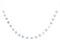 Oblique-Unique® Deckenhänger Papier Kreis Girlande Banner - Farbe wählbar - Deko für Geburtstag Hochzeit Jubiläum Party (Silber)