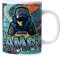 timalo® Graffiti Tasse personalisiert mit Namen bedrucken lassen | Kaffeetasse Gamer selbst gestalten | mug-21