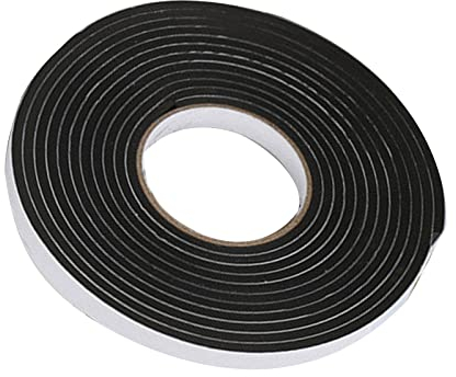 Carkio Strong Adhsive Foam Tape, Self Adhesive Weatherstrip Dustproof and Anti-Collision,Sealing Foam Tape for Doors & Windows, Sliding Door, SoundProof (1/8In x 0.59In x 33Ft,Black)
