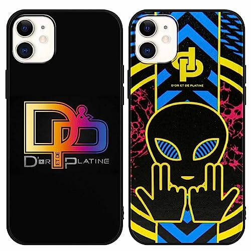 nurkorki [2 Pizeas] Funda para iPhone 11 6,1 Pulgada, JuL Rapero Star Cool Diseño Anti-Choques Anti-Arañazos Ultra Slim Silicona Suave TPU Caracasa Case Cover para iPhone 11,01