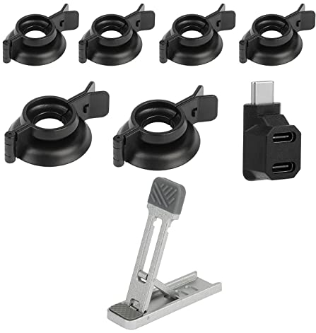 DAGIJIRD Thumbsticks Rocker Protect Kit Joystick feste Kappen mit Rückenhalterung Ersatzteil für Steam Deck / für Switch / für OLED / für Switch Lite