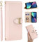 ZCDAYE Case for iPhone 15, iPhone 15 (6.1 inch) Wallet Phone Case, Skin-Friendly Flip Premium Leather Case Cover for Women Girl Lady,Pink