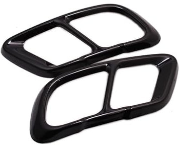 Auspuffblenden 2 Stücke Trim Außen Schwarz Für B&MW X5 G05 X6 G06 X7 G07 2019 2020 2021 Auto Schalldämpfer Auspuffrohr Schwanz Abdeckung