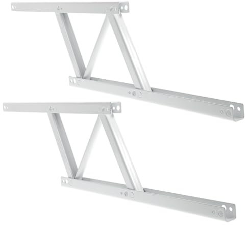 Hemobllo Folding Spring Hinge Hardware for Lift and Up Hinges Sturdy Lid Support for Coffee and Tea Tables