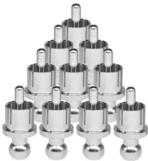 VANTRONIK 4 Inch RCA Caps, 10 Pack, Compatible with RCA Jacks, Dust Proof, Noise Reducing, Eliminates Interference for AV Receiver, DVD Amplifier, Switch Box