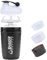 VIGIND Shaker à protéines 500ml,Bouteille shaker pour protéines,shaker avec compartiment,Mélangeur Sans Grumeaux，Anti-Fuite,Sans BPA & Lavable Lave-Vaisselle (blanc)