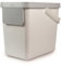 Lawry's Snips Poubelle Tri Sélectif 25 litres, Poubelle de Tri de Cuisine 26 x 36 x 34 cm Couleur Blanche, Made in Italy.