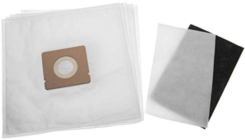 vhbw 6-tlg. Filter + Beutel (Mikrovlies) Set kompatibel mit Rowenta RO2611 | RO2455, RO2455WA, RO2465, RO2465WA Staubsauger
