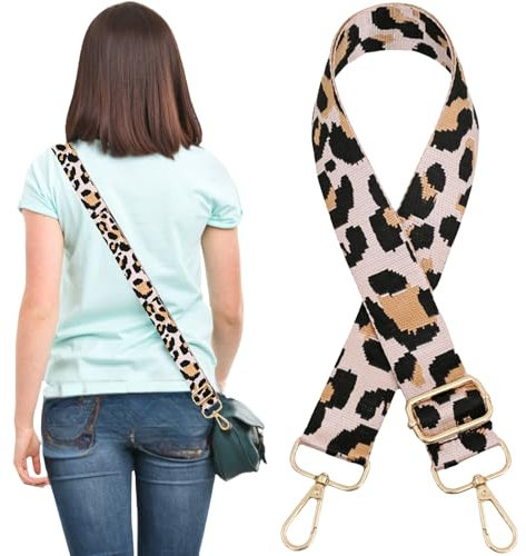 Traziewell Umhängegurte für Taschen Breiter Taschengurt Schultergurt Tragegurt 3.8cm Breite Tasche Schulterriemen für Crossbody Bag Gurt 0425