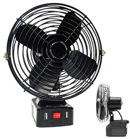 Youding Ventilador de refrigeración para vehículo, ventilador de refrigeración alimentado por USB, Aire acondicionado para automóvil alimentado por USB, Aire acondicionado portátil para coche, asiento