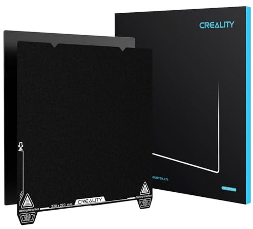 Creality Epoxidharz Bauplatte 235x235 mm, Doppelseitige 3D-Drucker Plattform Textur Federstahl, Hohe Haftfestigkeit, Flexible Druckplattform für K1/Ender-3 V3/Ender 3V3 SE/KE/Ender-3 S1 Pro/Ender-5 S1