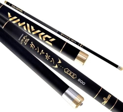 Angeln Lange Rute 8m-15m Carbon Faser Super Harte Teleskop Angelrute Tragbare Reise Meer Angelrute Tackle, 8m