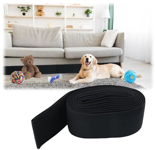 MOROBOR Blocker für unter der Couch, verstellbarer elastischer Gurt, um zu vermeiden, dass Dinge unter der Couch und Möbeln rutschen, Spielzeug-Blocker für unter der Couch (7,6 cm x 3,4 m), 1 Stück