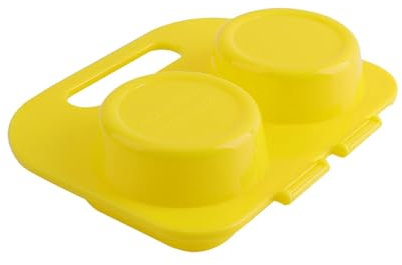 Microwave Omelet Maker - Silicone Microwave Egg Maker | Egg Cooker And Poacher For Breakfast Sandwiches | Fast Baking Silicone Egg Mould With 2 Cavities | Fa